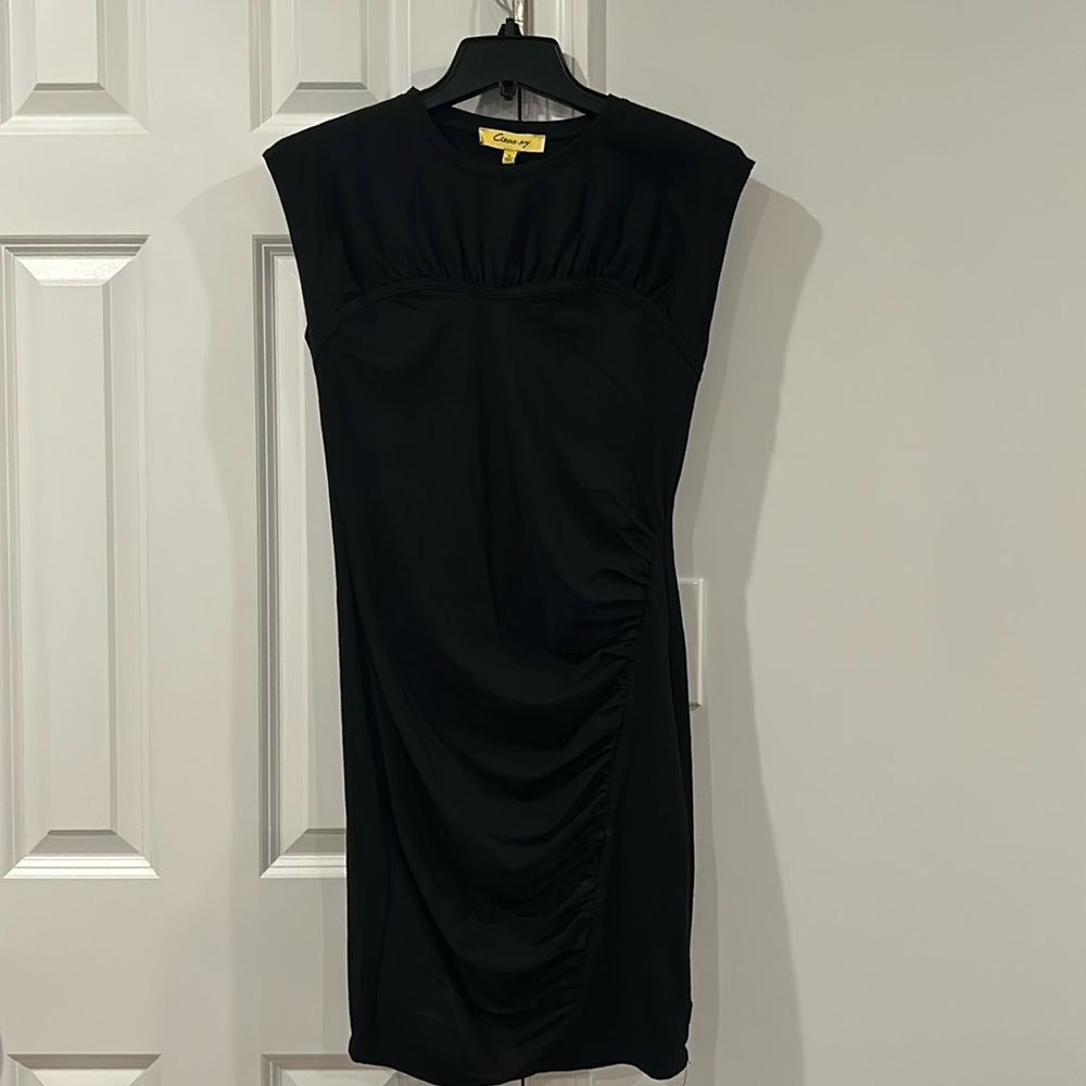 NWT Circus NY Women's Kendal Mini Cinched Tee Slit Dress